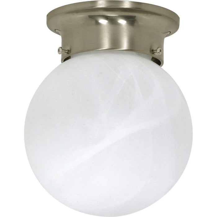 1 LIGHT - 6" BALL FLUSH FIXTURE