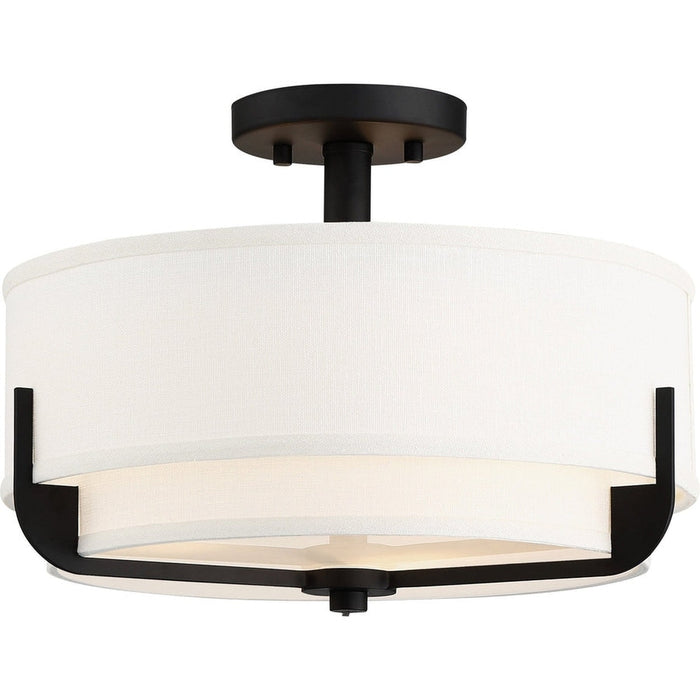 NUVO FRANKIE 3 LIGHT SEMI FLUSH 60-6545