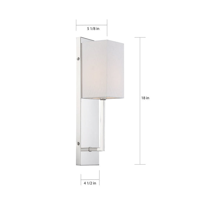 NUVO VESEY 1 LIGHT WALL SCONCE