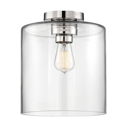 NUVO CHANTECLEER 1 LIGHT SEMI FLUSH