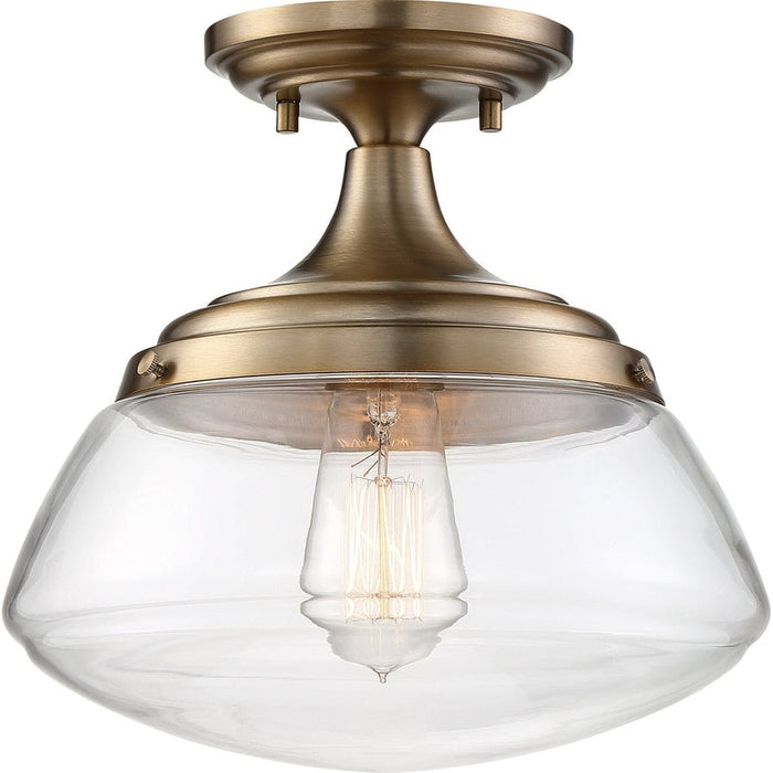 NUVO KEW 1 LIGHT SEMI FLUSH