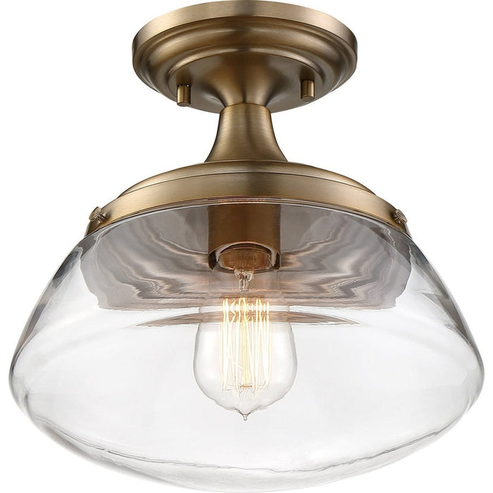 NUVO KEW 1 LIGHT SEMI FLUSH