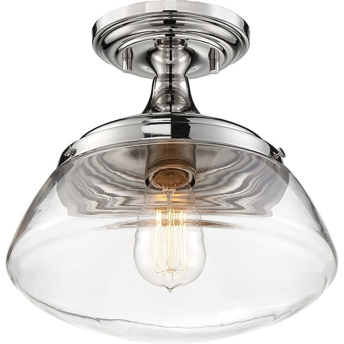 NUVO KEW 1 LIGHT SEMI FLUSH