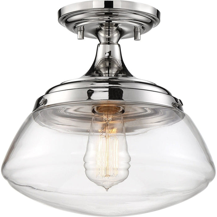 NUVO KEW 1 LIGHT SEMI FLUSH