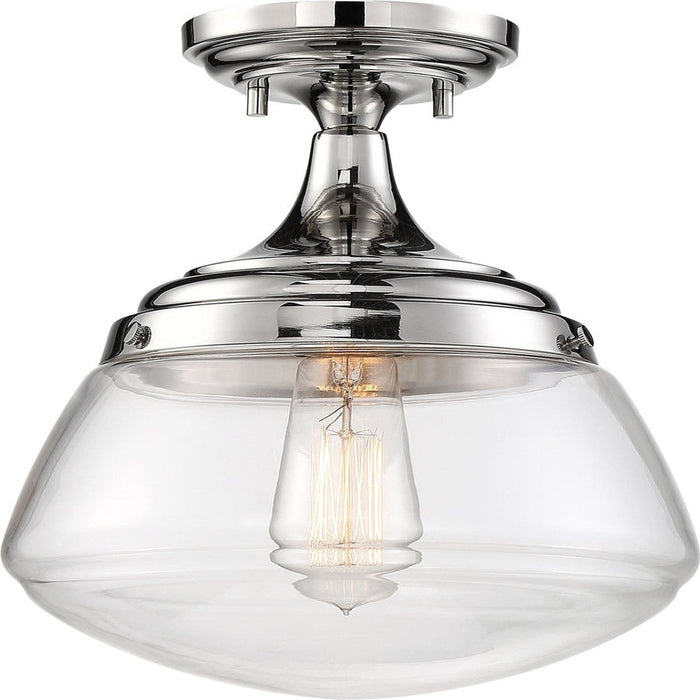 NUVO KEW 1 LIGHT SEMI FLUSH