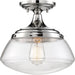 NUVO KEW 1 LIGHT SEMI FLUSH