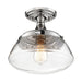 NUVO KEW 1 LIGHT SEMI FLUSH