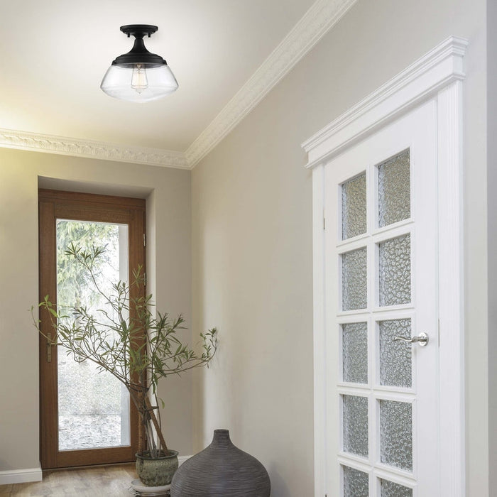 NUVO KEW 1 LIGHT SEMI FLUSH