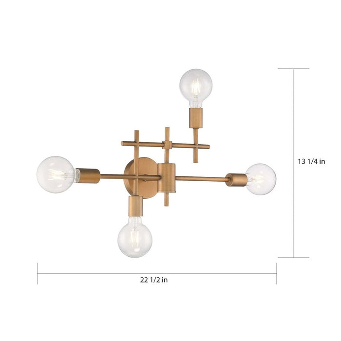 NUVO DELPHI 4 LIGHT VANITY