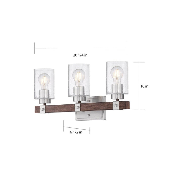 NUVO ARABEL 3 LIGHT VANITY 60-6963