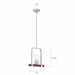 NUVO ARABEL 1 LIGHT MINI PENDANT 60-6965