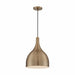 NUVO BELLCAP 1 LIGHT LARGE PENDANT