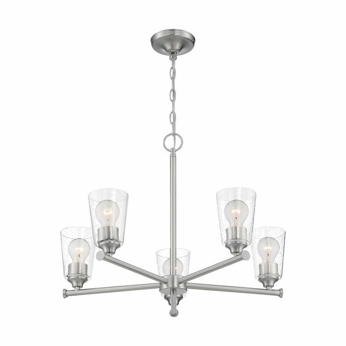 NUVO BRANSEL 5 LIGHT CHANDELIER