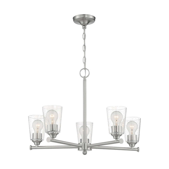 NUVO BRANSEL 5 LIGHT CHANDELIER