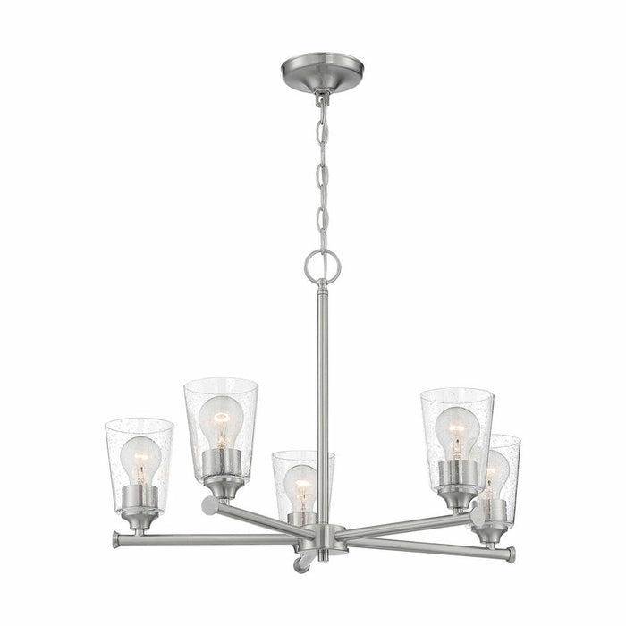 NUVO BRANSEL 5 LIGHT CHANDELIER