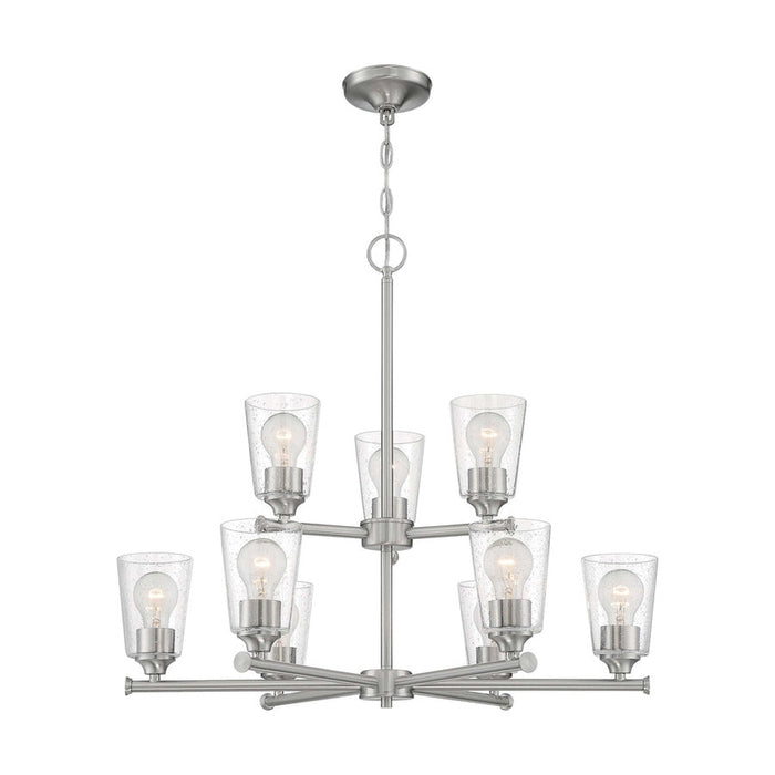 NUVO BRANSEL 9 LIGHT CHANDELIER