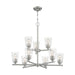 NUVO BRANSEL 9 LIGHT CHANDELIER