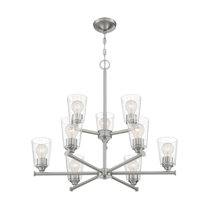 NUVO BRANSEL 9 LIGHT CHANDELIER