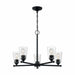 NUVO BRANSEL 5 LIGHT CHANDELIER