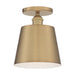 NUVO MOTIF 1 LIGHT 7" SEMI FLUSH