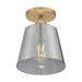 NUVO MOTIF 1 LIGHT 7" SEMI FLUSH