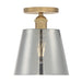 NUVO MOTIF 1 LIGHT 7" SEMI FLUSH