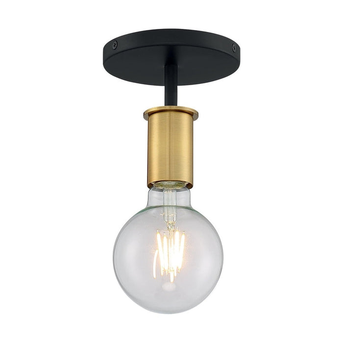 NUVO RYDER 1 LIGHT SEMI FLUSH