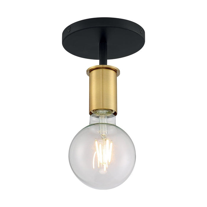 NUVO RYDER 1 LIGHT SEMI FLUSH