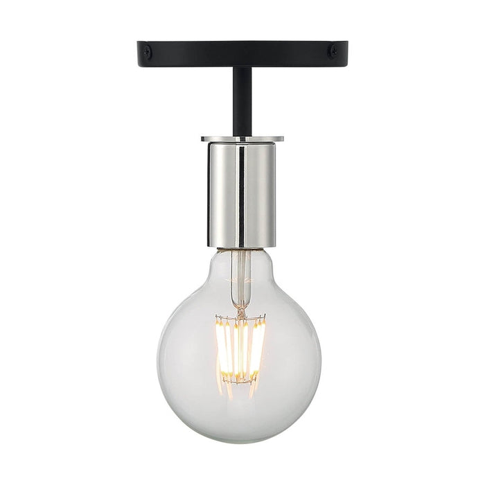 NUVO RYDER 1 LIGHT SEMI FLUSH