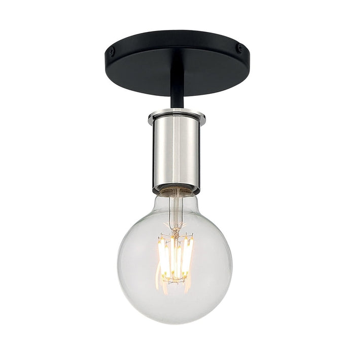 NUVO RYDER 1 LIGHT SEMI FLUSH