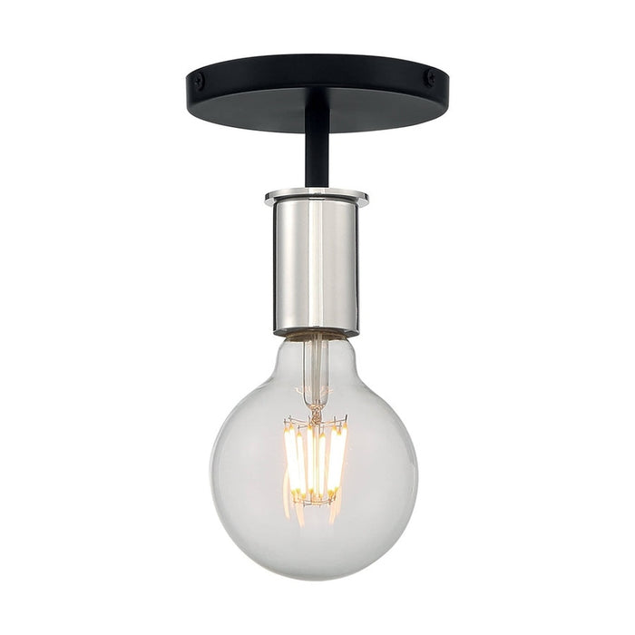 NUVO RYDER 1 LIGHT SEMI FLUSH