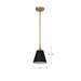 NUVO DOVER 1 LIGHT SMALL PENDANT