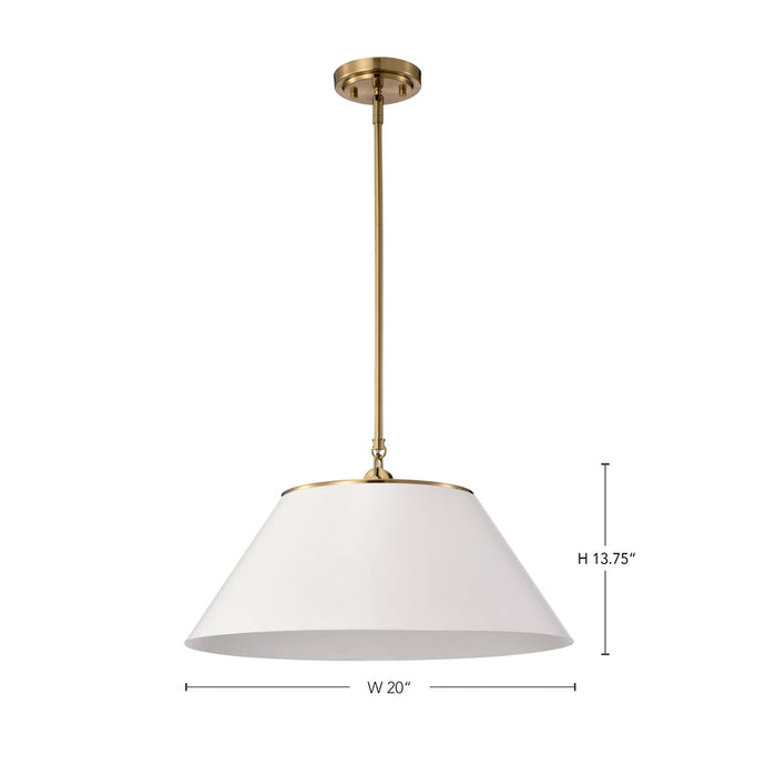 NUVO DOVER 3 LIGHT LARGE PENDANT