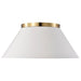 NUVO DOVER 3 LIGHT LARGE FLUSH