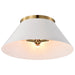 NUVO DOVER 3 LIGHT LARGE FLUSH