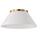 NUVO DOVER 3 LIGHT LARGE FLUSH