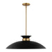 NUVO PERKINS 1 LIGHT LARGE PENDANT