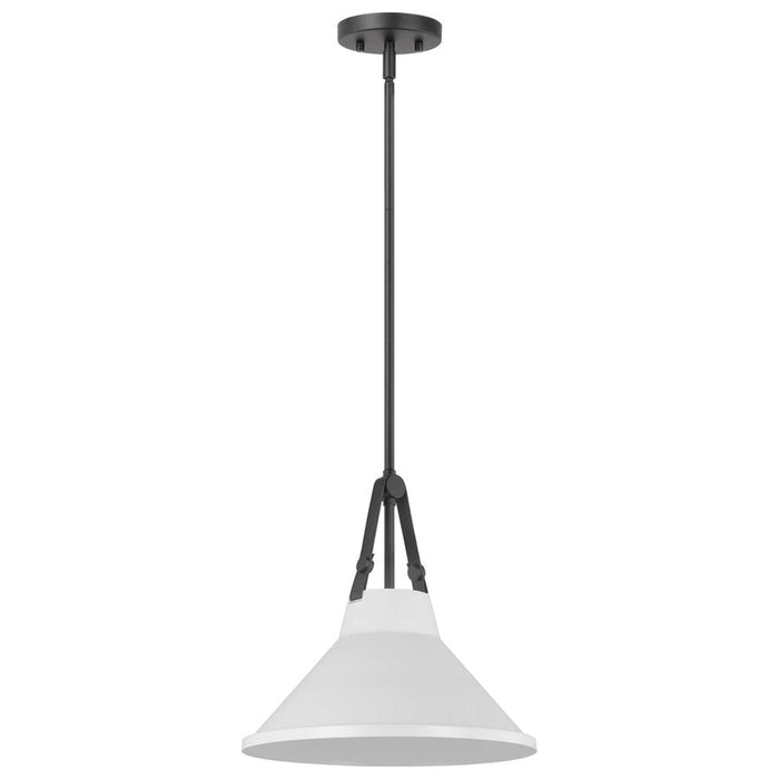 NUVO ZELDA 1 LIGHT PENDANT WHITE 60-7647