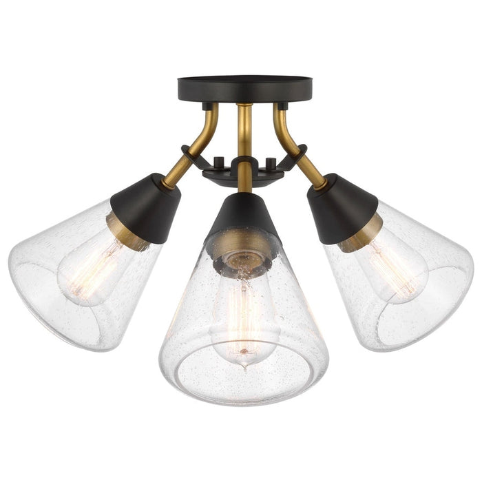 NUVO STARLIGHT 3 LIGHT SEMI FLUSH 60-7684