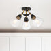 NUVO STARLIGHT 3 LIGHT SEMI FLUSH 60-7684