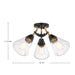 NUVO STARLIGHT 3 LIGHT SEMI FLUSH 60-7684