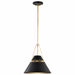 NUVO ADINA 1 LIGHT MEDIUM PENDANT