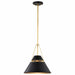 NUVO ADINA 1 LIGHT MEDIUM PENDANT