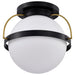 NUVO LAKESHORE 1 LIGHT LARGE FLUSH