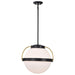 NUVO LAKESHORE 1 LIGHT MEDIUM PENDANT