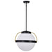 NUVO LAKESHORE 1 LIGHT MEDIUM PENDANT