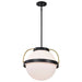 NUVO LAKESHORE 1 LIGHT MEDIUM PENDANT