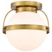 NUVO LAKESHORE 1 LIGHT SMALL FLUSH