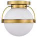 NUVO LAKESHORE 1 LIGHT SMALL FLUSH