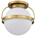 NUVO LAKESHORE 1 LIGHT LARGE FLUSH